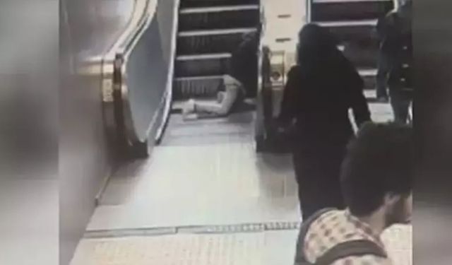 Gayrettepe Metro Zorlu Center'da Yürüyen Merdiven Kazası