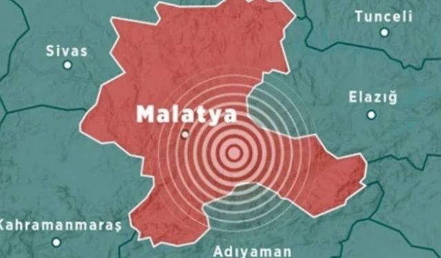 Malatya'yı Sarsan 4.5 Büyüklüğündeki Deprem!