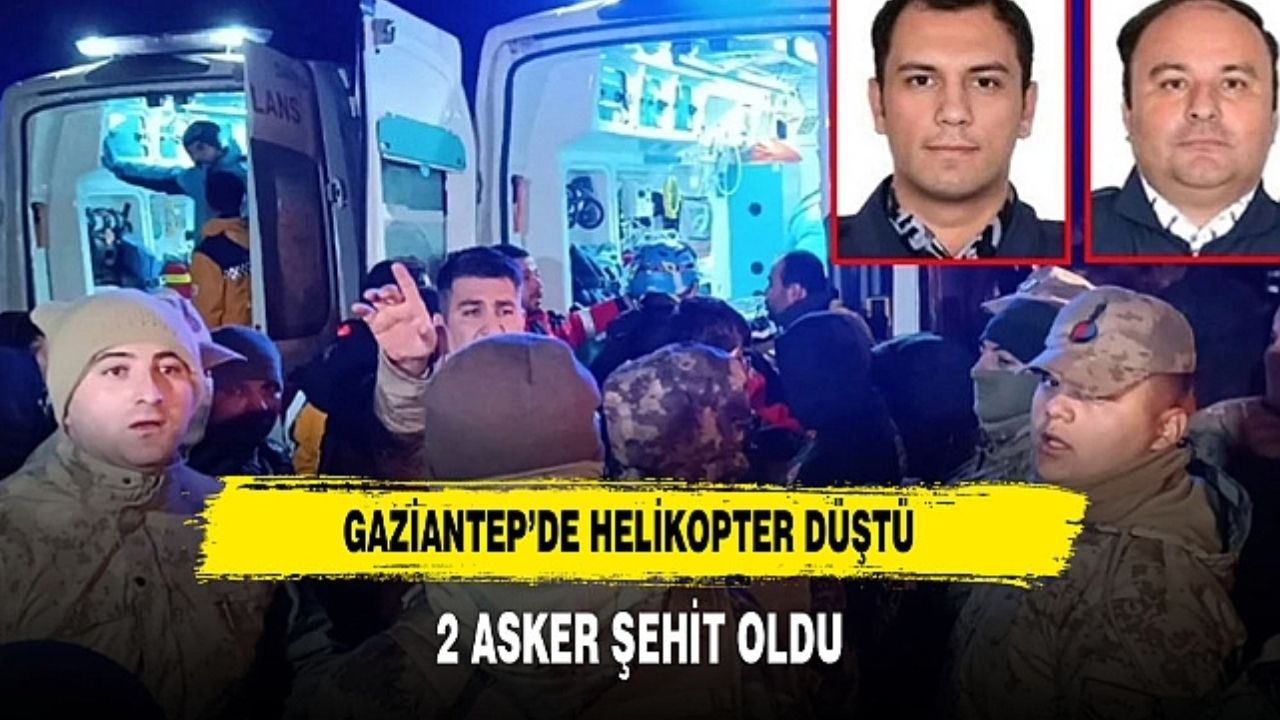 Gaziantep'te Polis Helikopteri Kazasında 2 Şehit (2)
